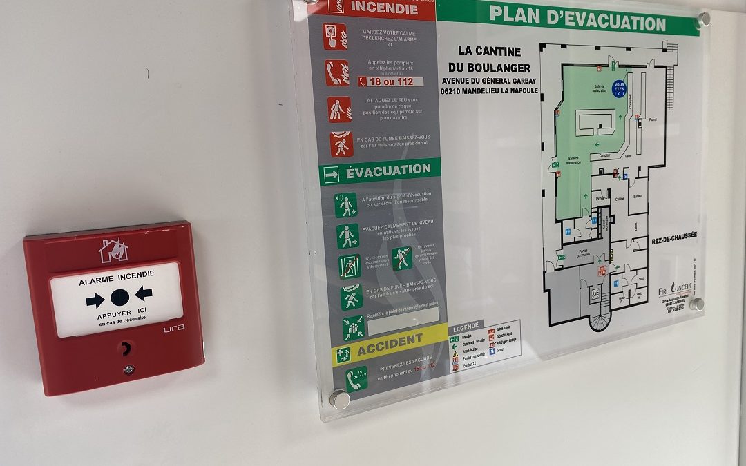 PLAN D'EVACUATION - FIRE CONCEPT